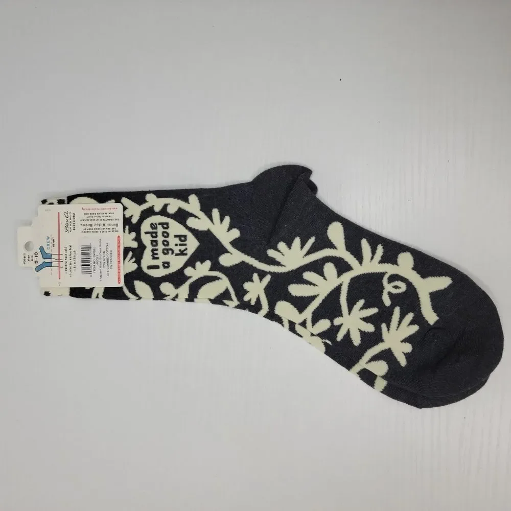 New Blue Q Black Cream Floral 